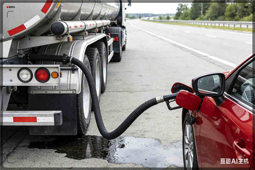 罗定汽车救援送水案例